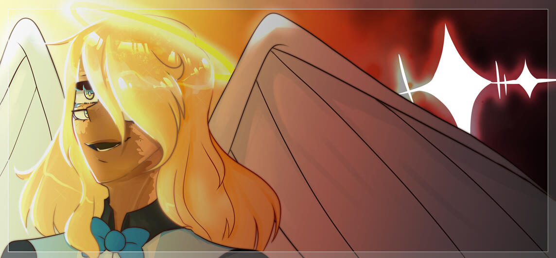 Inspired by Japanese Folklore, this drawing is a fox mother or "Kitsune" grieving her fallen child.